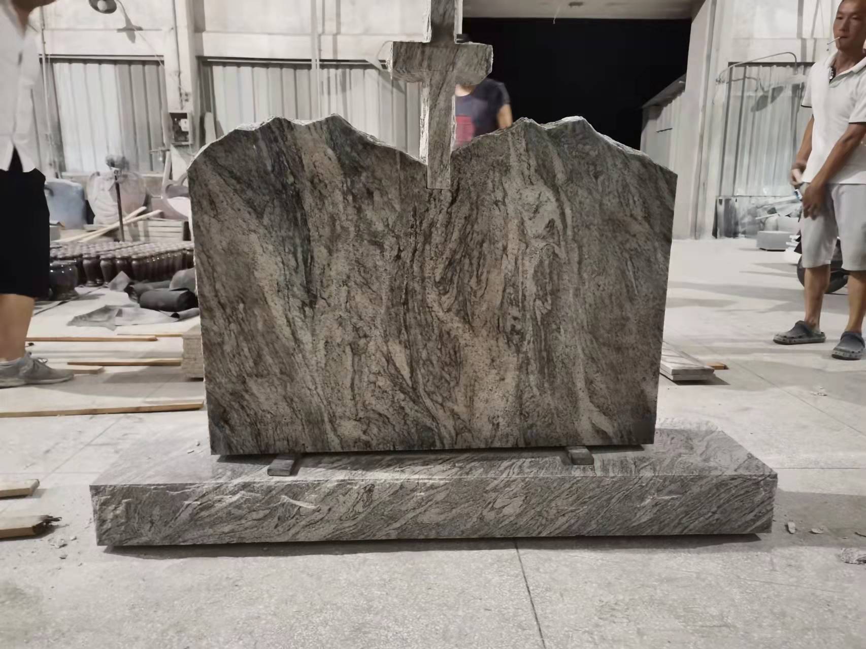 Germany tombstone Juparana granite